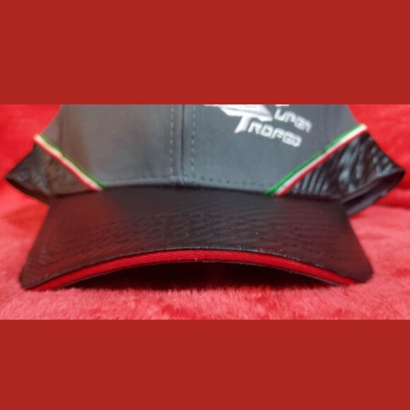 Baseball Cap Embroidered Hat Carbon Fiber Unbranded Auto Racing Super Trofeo - Picture 14 of 16